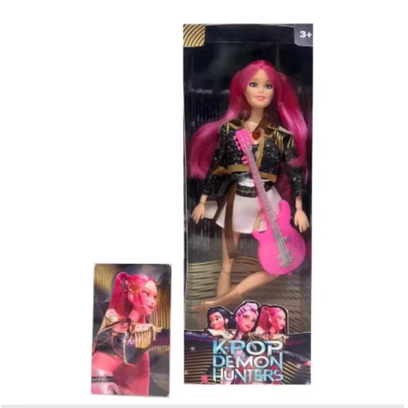 Neue Dämonenjäger Rumi Mira Zoey Puppenspielzeug Kpop Dämonenjäger Puppe und Kleidung Puppe Mädchen Up Fans Sammeln Party Weihnachtsgeschenke