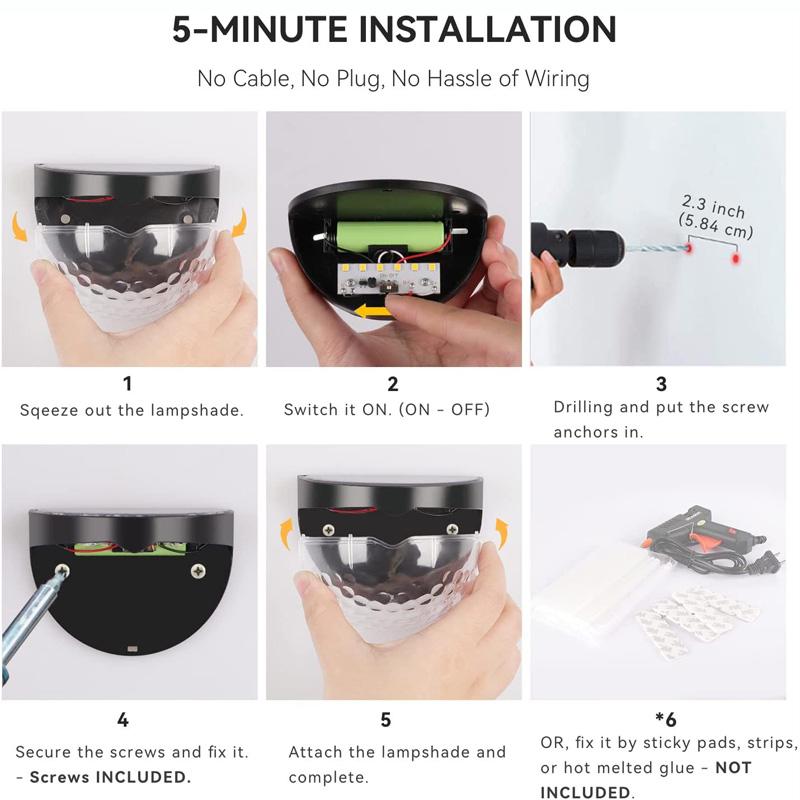 LED Solar Light Outdoor Wall Lamps Energy Garden Lamps Waterproof Solar Fence Lamp Christmas Decoration Festoon Led Light