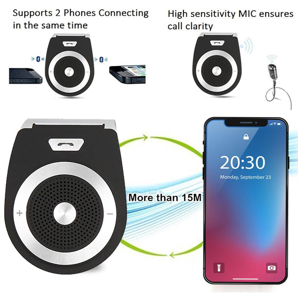 Buy Car Bluetooth Kit T821 Handsfree Speaker Phone Support Bluetooth 4.