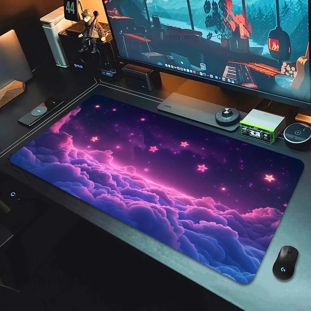 Fantasy Cherry Blossom Tree Mouse Pad Large Computer Keyboard Pads Anime Game Mousepad Game Mats Amazing Landscape XXL Desk Mat