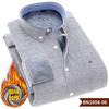 Men's Long Sleeve Shirt Oxford Woven Thick Warm Autumn and Winter Comfort High Quality Everything Easy To Take Care of Simple