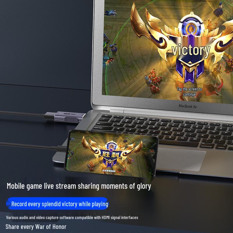 4K USB 3.0 HDMI Video Capture Card for PS5, DSLR, Game Streaming, 1080p60 Recording