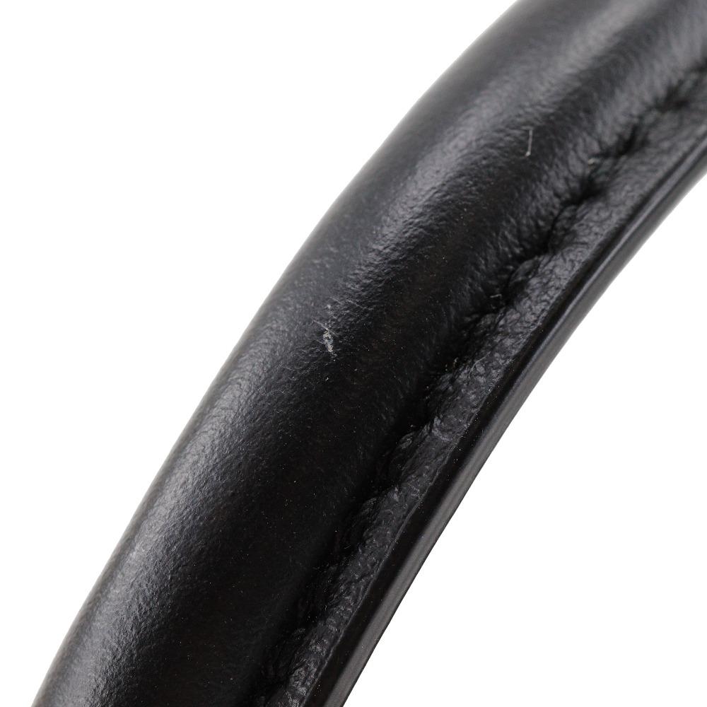 Burberry Geprägte Karo-Handtasche 2WAY-Umhängetasche schwarz Kalbsleder Damen Gebraucht