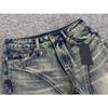 RI3 Women's Mid-Rise Slim-Fit Flare Jeans, Skin-Friendly Cotton, Retro Faded Blue