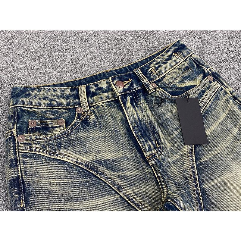 RI3 Women's Mid-Rise Slim-Fit Flare Jeans, Skin-Friendly Cotton, Retro Faded Blue