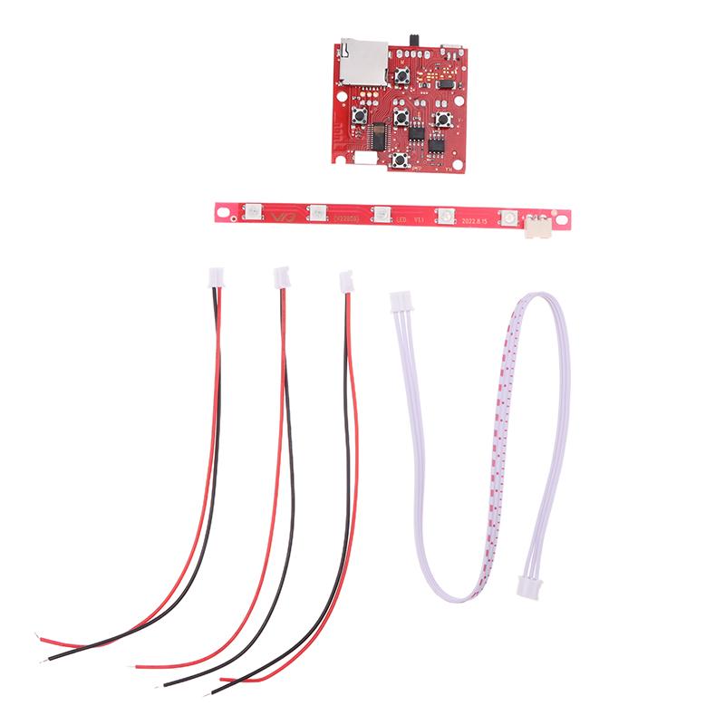 Módulo PCB de Altavoz Electrónico Inalámbrico con Amplificador Decodificador MP3 Radio FM Placa de Circuito de Audio Módulo Inalámbrico de Doble Canal LED