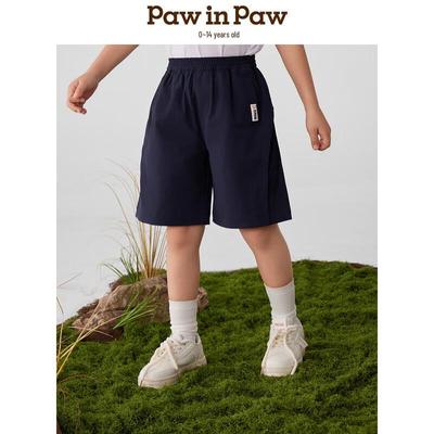 PawinPaw Cartoon Bear Boys' Summer Casual Shorts