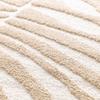Tapis à relief doux moderne beige 160x230
