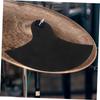 Yardwe Cymbal Rubber Mute Pads for Drum Cymbals, Crash Cymbals, Soundproofing, Noise Reduction, 14-inch and 16-inch, Black, 33x21.5x0.5cm, 160g, 2-Pac