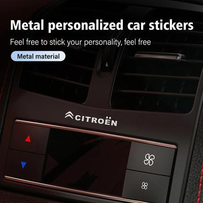 Car 3D Metal Emblem Sticker for DS5 DS7 C1 C3 C5 C6 C8 Xsara Picasso Berlingo Jumpy Car Interior Decor Styling Decals