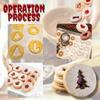 9pcs Xmas Tree Biscuit Baking Tools 304 Stainless Steel Pastry Mold  Christmas Baking