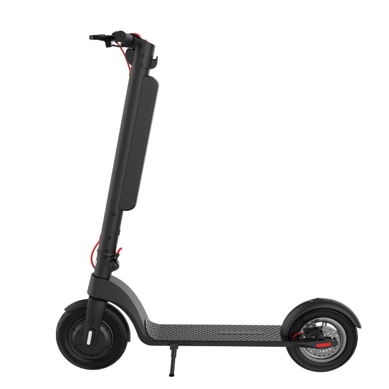 Alnsoor X8 Adult City Outdoor Electic Scooter 36V10AH Battery 350W Motor 10 Inch Road Tires Foldabe EScooter With Three second folding