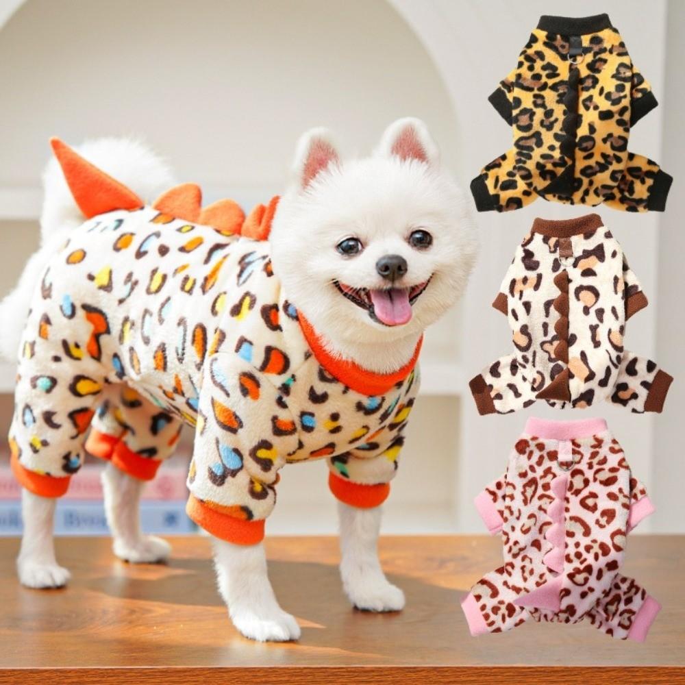 Soft Fleece Dog Costumes Four Legged Dog Coat Jacket Funny Pet Outfits Autumn Winter