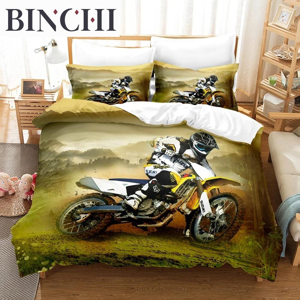Motor Dekbedovertrek Set Raceauto 3d Dekbedovertrek Set Dekbed Bed 140x200cm Maat Voor Kinderen Mode Luxe Coole Auto Decor Thuis