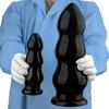 PVC Black Dildo Simulated Penis Butt Plug Fisting Sex Toy Strap On Cock Big Dick Realistic Cock BDSM
