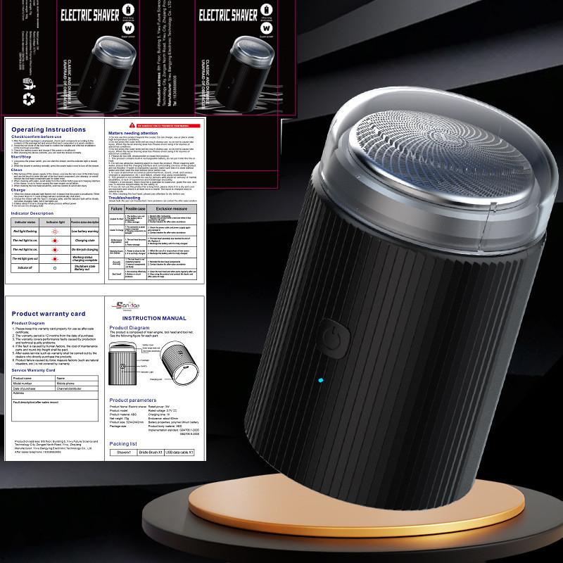 

Электрическая Легкая Мини-Бритва Для Мужчин Портативная Дорожная Бритва Перезаряжаемая