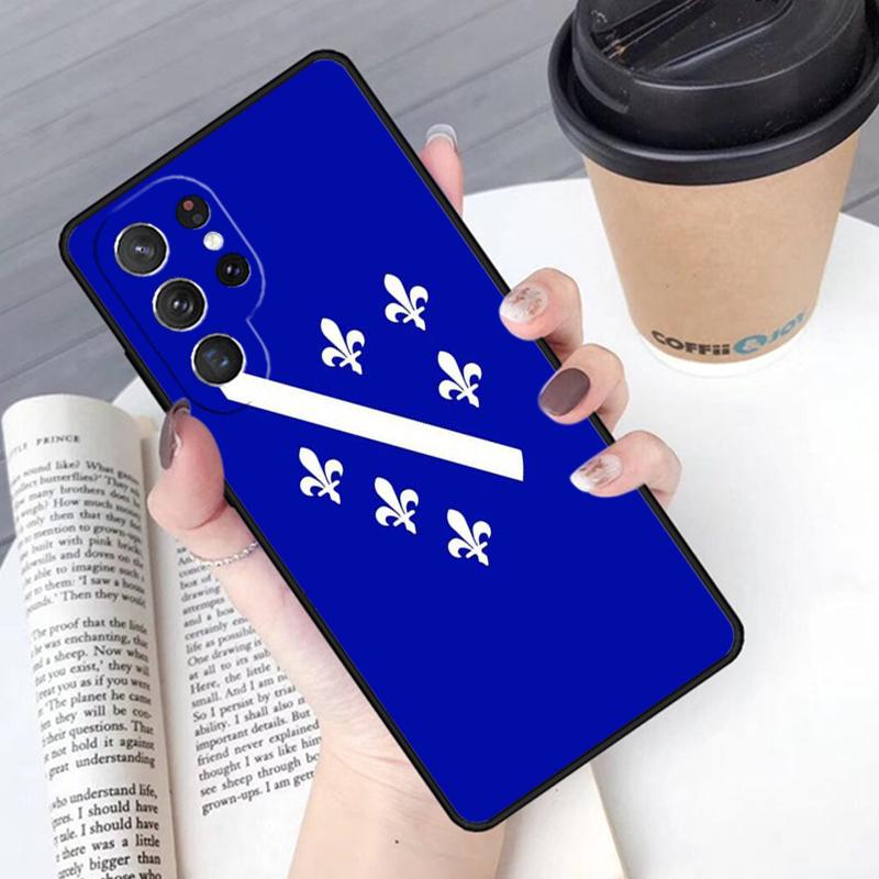 Republic Of Bosnia Flag Phone Case Cover For Samsung Galaxy S24 S25 Ultra S21 S22 Ultra S10E Note 10 Plus Note 20 FE S23