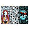 Nightmare Before Christmas PU Long Zip Wallet for Women Single Zipper Clutch Cosmetic Bag 3pcs