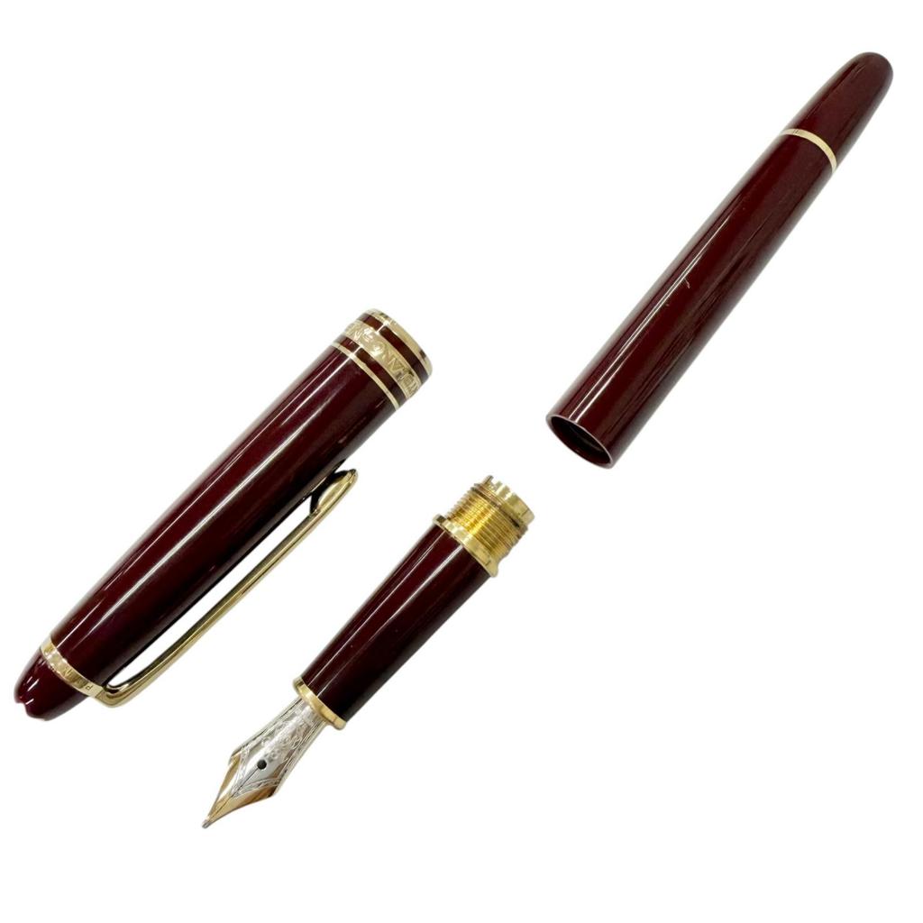 Great MONTBLANC fountain pen Meisterstück Classic 4810 Burgundy Used