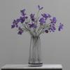 Kunstig blomst Vanntett Realistisk Silke Stoff Tusenfryd Kunstig blomst for hjemmeinnredning