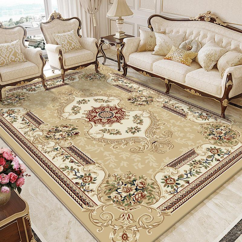 European Style Living Room Carpet Home Sofa Coffee Table Carpet Large Area Carpet Bedside Carpet