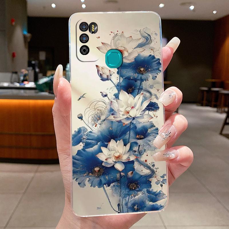 Pour Infinix Hot 9 Play Coque Arrière X680 X680B X680C Esthétique Mignon Cool Garçons Filles Coque de Téléphone Silicone Souple Coque Transparente