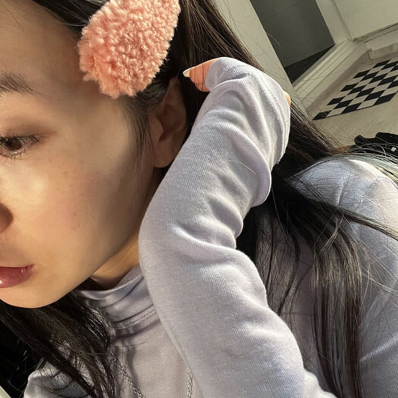 

mosxe Shearing hair pin (10color) beige