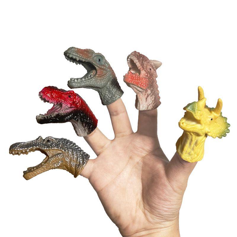 Dinosaur Finger Puppet Toy Set For Kids Fun And Educational Learning Tools For Children