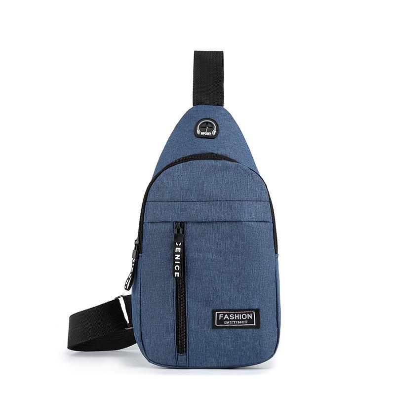 

2024 Men s Oxford Cloth Multifunctional Crossbody Chest Bag