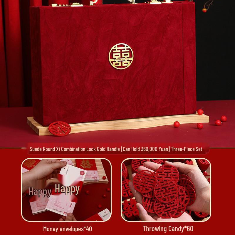 High-End Engagement Cash Gift Box with Combo Lock