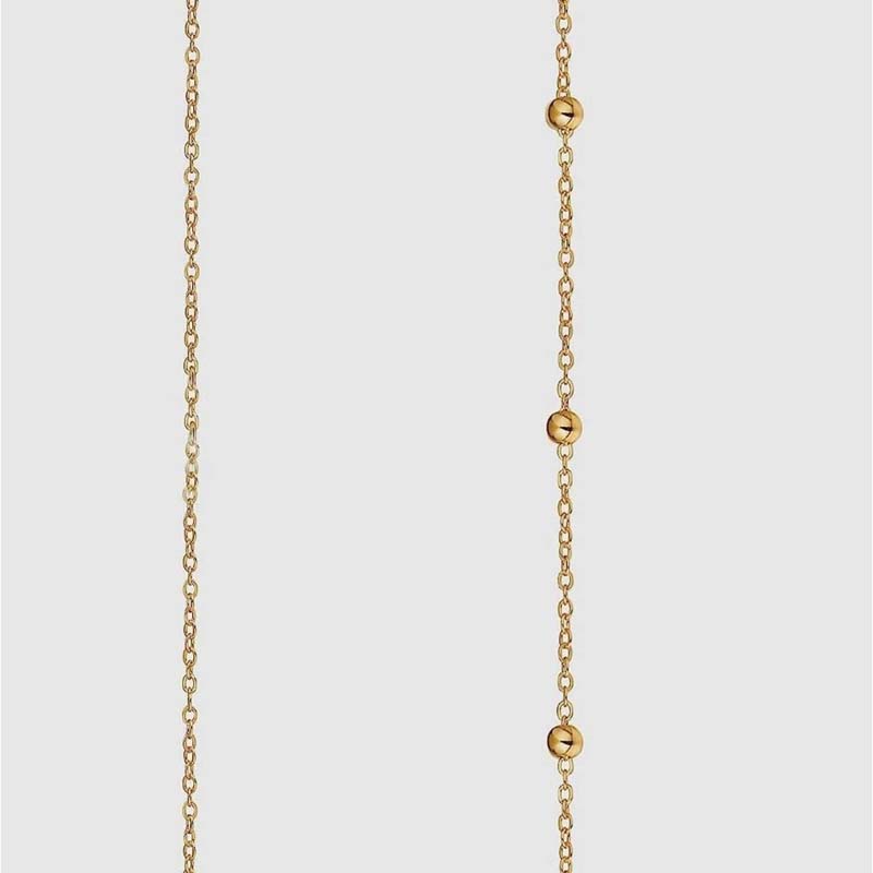 Fashion Metal Double Layered Beads Belly Chains for Women Simple Gold Color Waist Body Chain Beach Party Jewlery Accessories