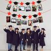Personalized Congrats Grad Photo Banner Graduation Hanging Decor  Graduation Season Themed Party