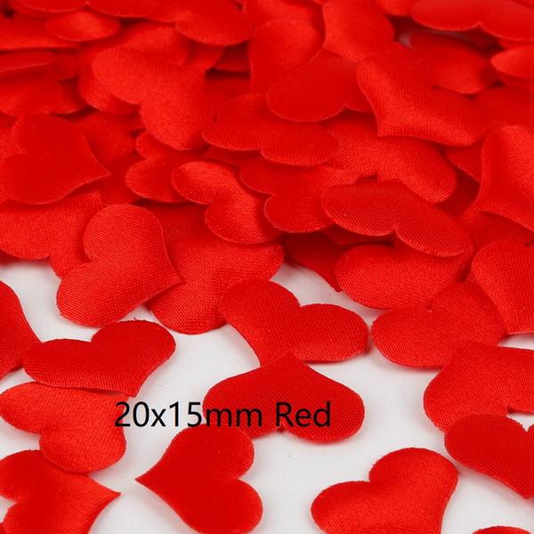 100Pcs 2cm 3cm Love Heart Shaped Sponge Petal For Wedding Decoration Handmade DIY Petals Birthday Table Decor Party Supplies