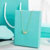 925 Sterling Silver Acacia Bean Necklace - Colorfast, High-End Summer Clavicle Chain, Perfect Valentine's Day Accessory.