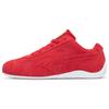 Speedcat Ferrari Schnürung Abriebfest Niedrig geschnitten Freizeitschuhe Unisex Rot Weiß 307822-02