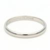 Used TIFFANY&Co. Ring Wedding Band EU#46.5 Pt950Platinum 2.0g Platinum Simple