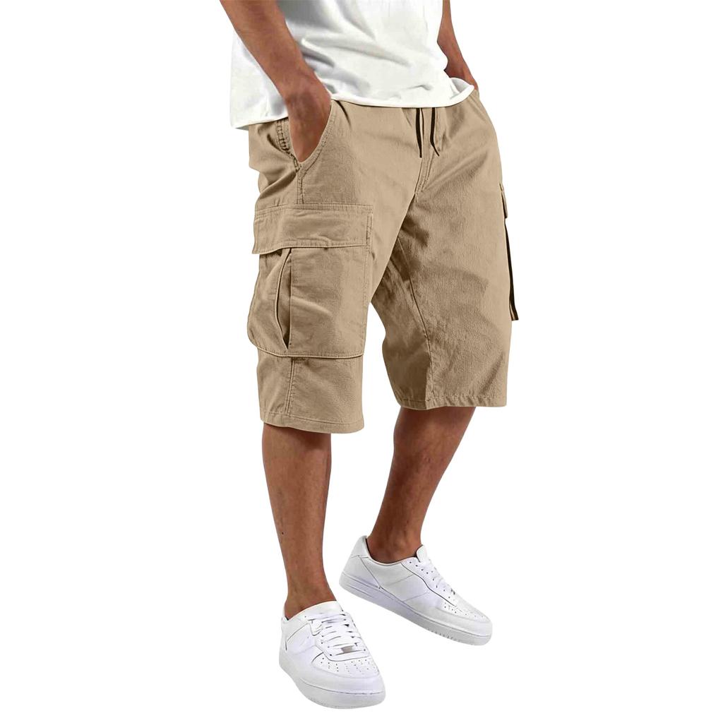 Herren Freizeitarbeit Shorts mit Kordelzug und Tasche