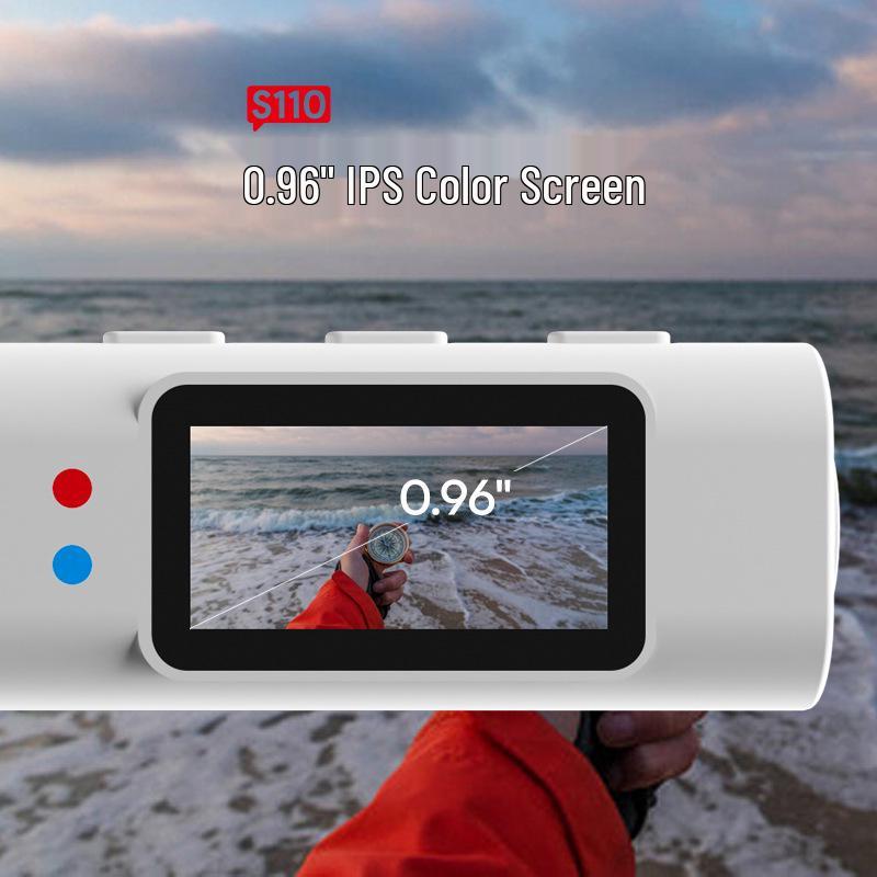 S110 Head-Mounted Outdoor Camera Glasses for Fishing, Takeaway, and Cycling