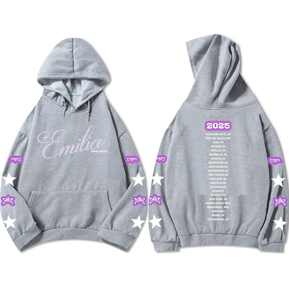 Men Women Clothes Emilia Mernes Singer Graphic Hoodies Fashion Long Sleeve Hooded Pullovers Autumn Sweatshirt Casual