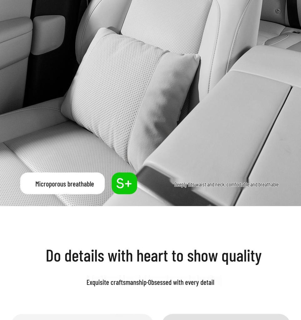 Ideal Car Headrest i6i8/L6L7L8L9: Universal Neck & Lumbar Support Cushion for All Seasons