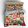 Christmas Themed Bedding Set  Bedding Duvet Cover Set Duvet Cover Pillowcases (1 * Duvet Cover 2 * Pillowcases, Without Duvet Insert)