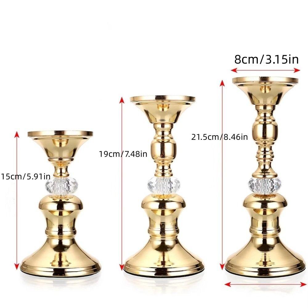 Vintage Elegant Candlestick Holders Candlelight Dinner Props  Suitable for Wedding Anniversary