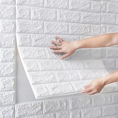 5/10pcs 3D Three-dimensional Wall Sticker Anti-collision Self-adhesive Foam Background Wall Imitation Brick Pattern Wallpaper