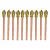 Copper Refrigeration Fittings: Sodium Connector Adapter, Charging Valve, Core Cap MM14-100
