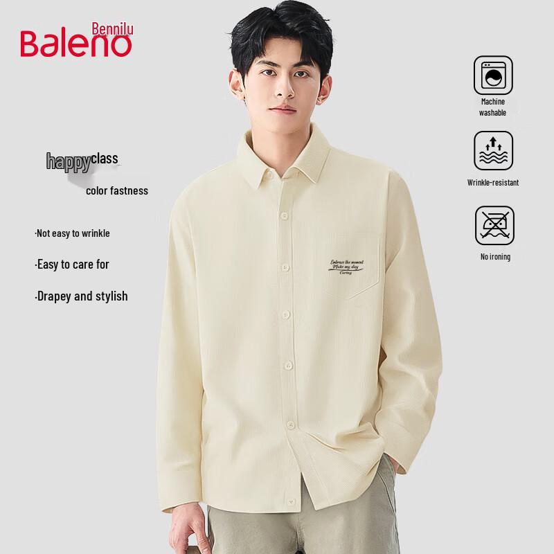 

Baleno Men s Classic Corduroy Long Sleeve Shirt L