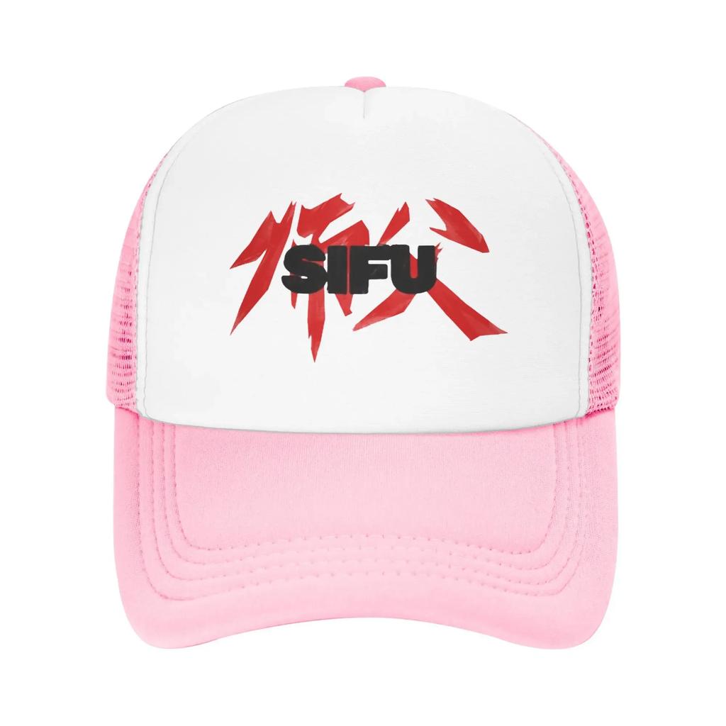 Rojo Chino Si Fu Kong Fu Ving Wing Tsun Fiesta en la Piscina Malla Gorras de Béisbol Hombres Camping Sombrero de Cubo de Playa Femenino Gorra de Visera