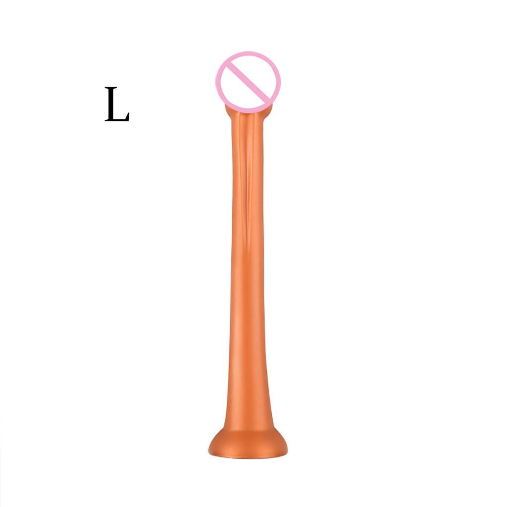 Liquid Silicone Anal Plug Long Butt Plug Big Dildos Stimulate Anus and Vagina Soft Anal Dilator Penis Sex Toys Dick Sex Products
