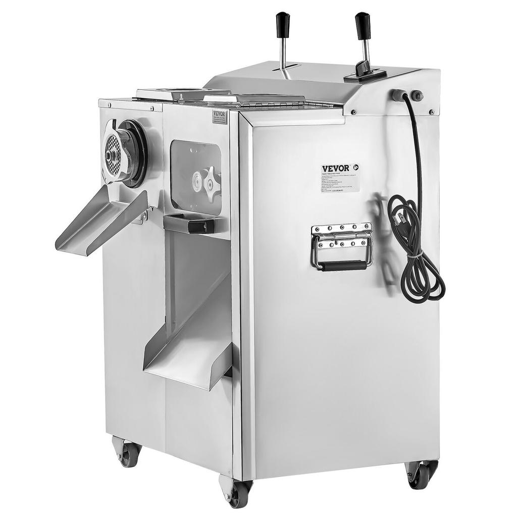 Commercial Electric Meat Grinder Slicer 14 Lbs/Min Sausage Stuffer Maker