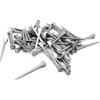 FDXGYH 50pcs E4 Length 47.5mm /1.8inch Horseshoe Nails Carbon Steel Horseshoe Tools for Fixed Lead or Glass(Silver)