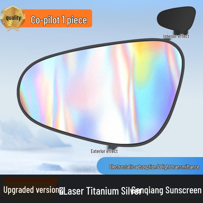Car Sunshade & Privacy Blackout Stickers: Heat Insulation & Static Cling for Side Windows